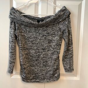 Off shoulder sweater